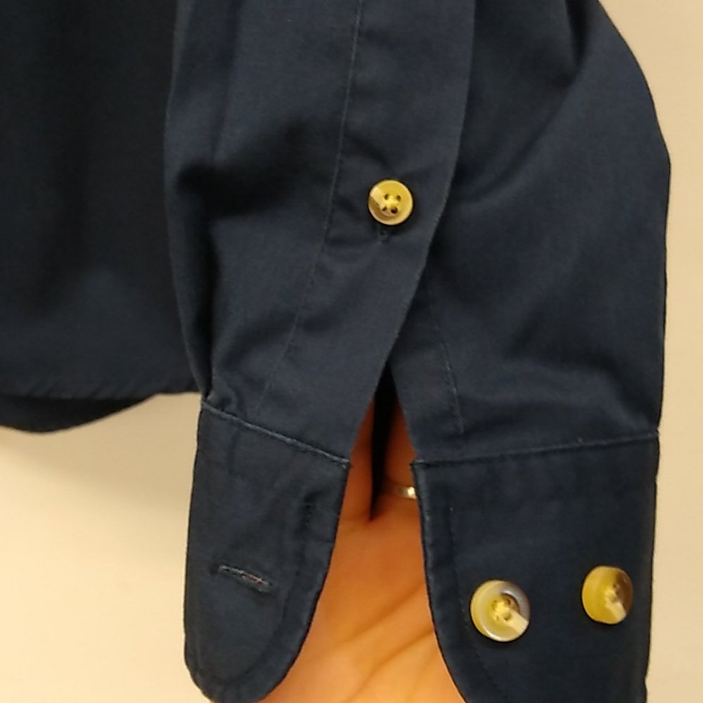 Navy blue button down - Picture 2 of 5